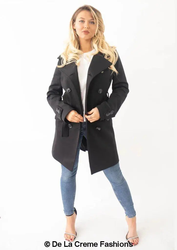 Alice Mid Length Belted Mac Coat