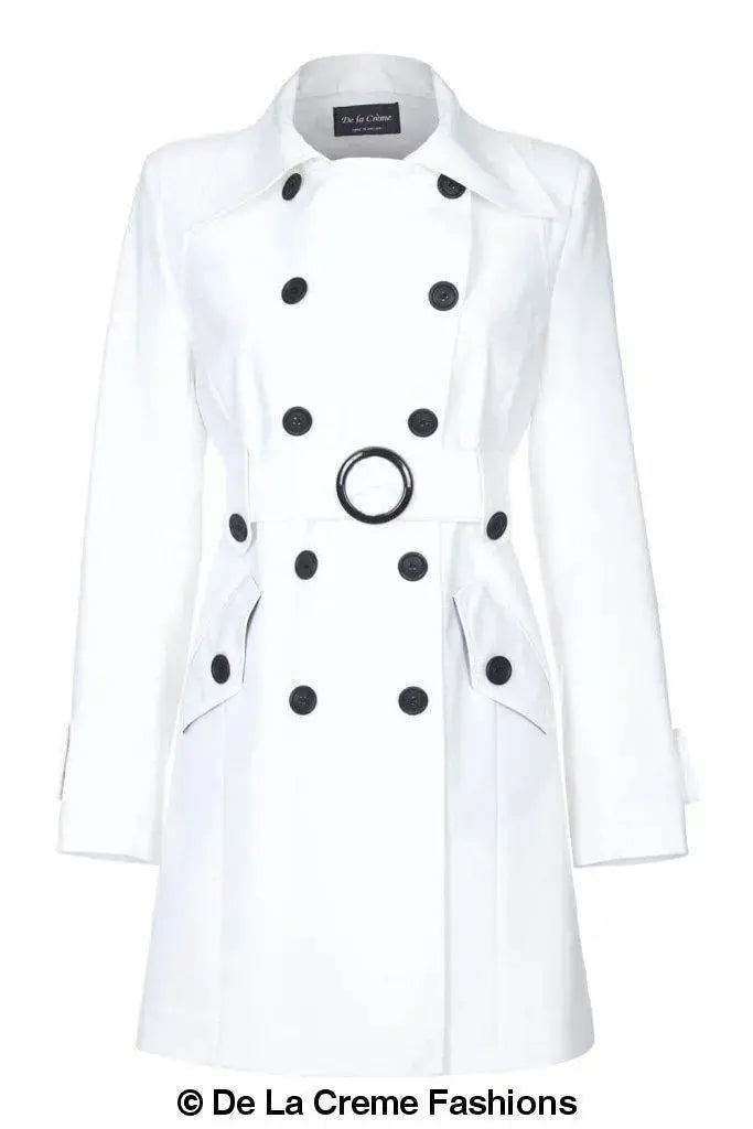Alice Mid Length Belted Mac Coat