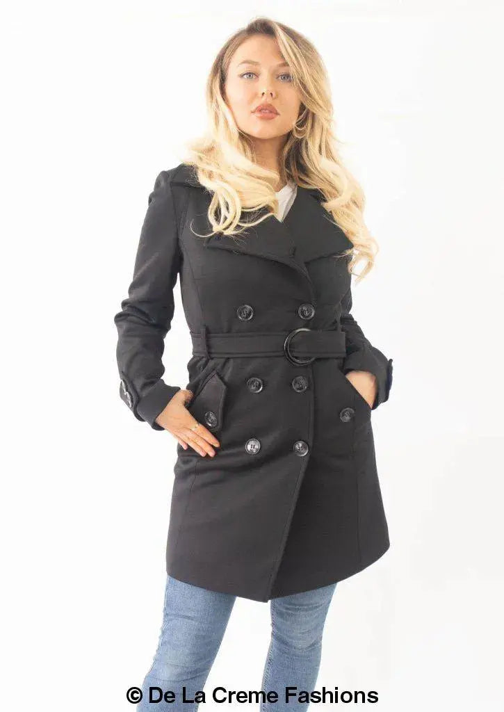 Alice Mid Length Belted Mac Coat