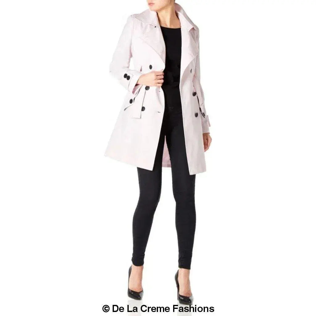 Alice Mid Length Belted Mac Coat