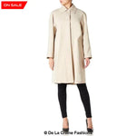 De La Creme - Womens Oversized Knee Length Plus Size Mac