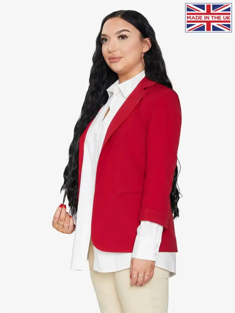 Edge To Blazer Red / Uk 16/eu 44/us 12