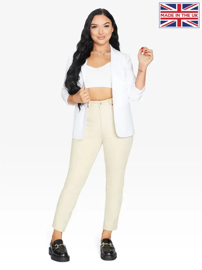 Edge To Blazer White / Uk 20/eu 48/us 16