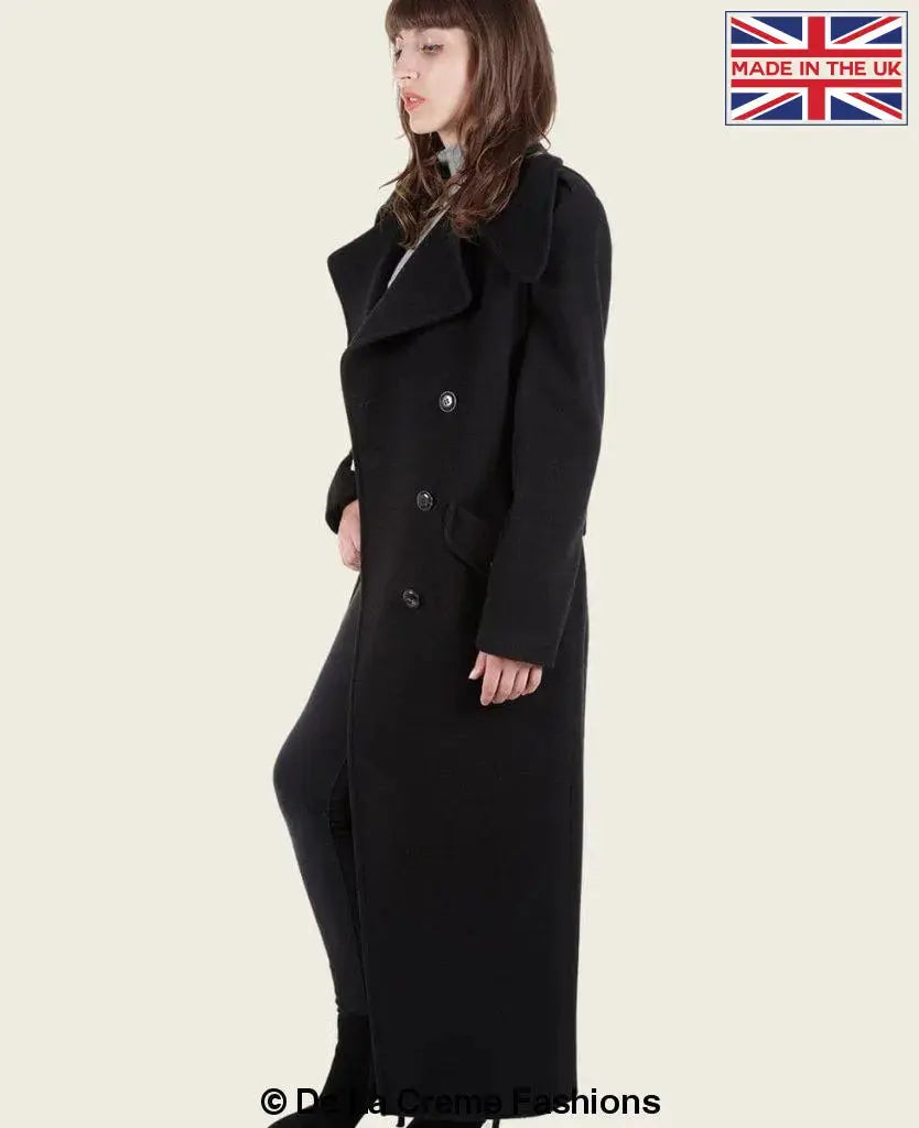 MARQUETTA - Double Breasted Long Coat