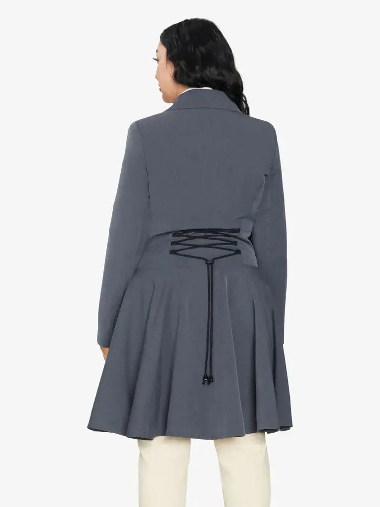 Spring/summer Double Breasted Skater Coat (1102-Sp)