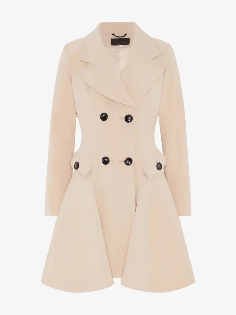 Spring/summer Double Breasted Skater Coat (1102-Sp)