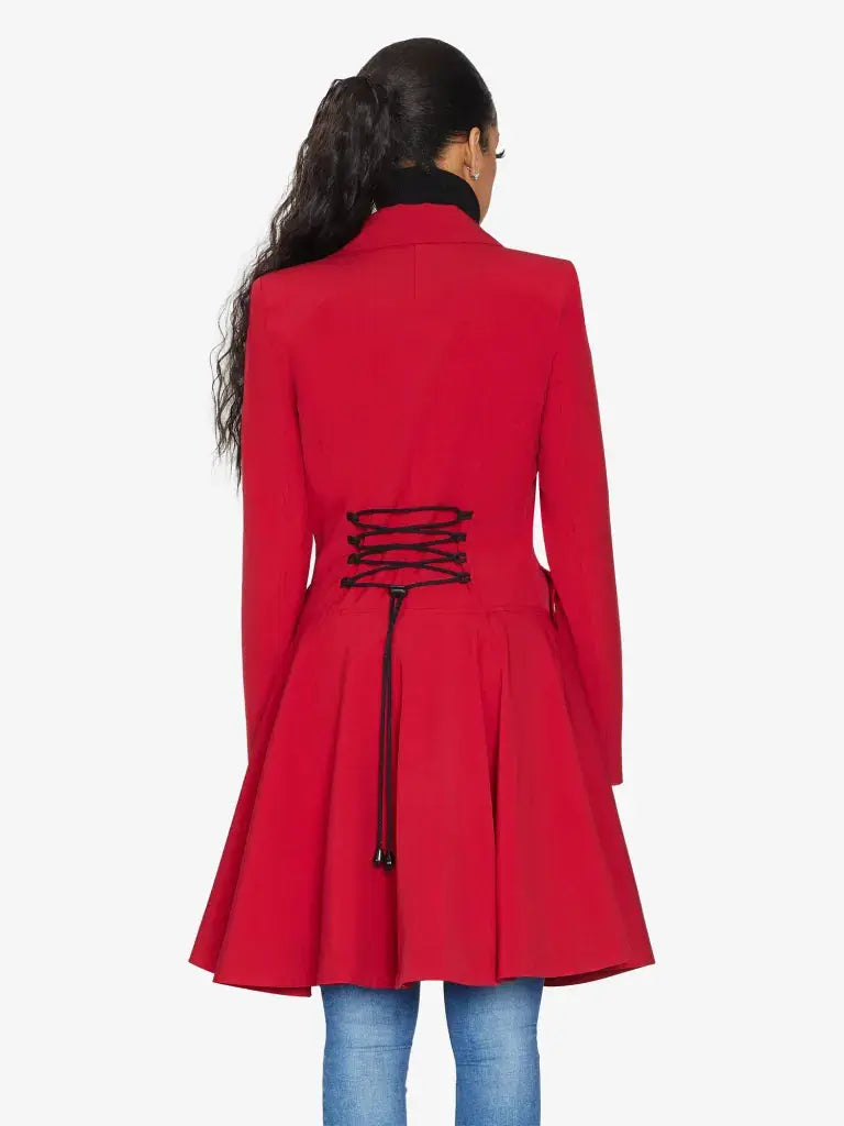 Spring/summer Double Breasted Skater Coat (1102-Sp)