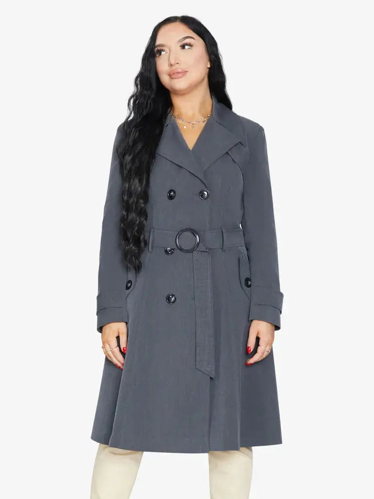 Spring/summer Double Breasted Trench Mac Coat (1201-Sp)