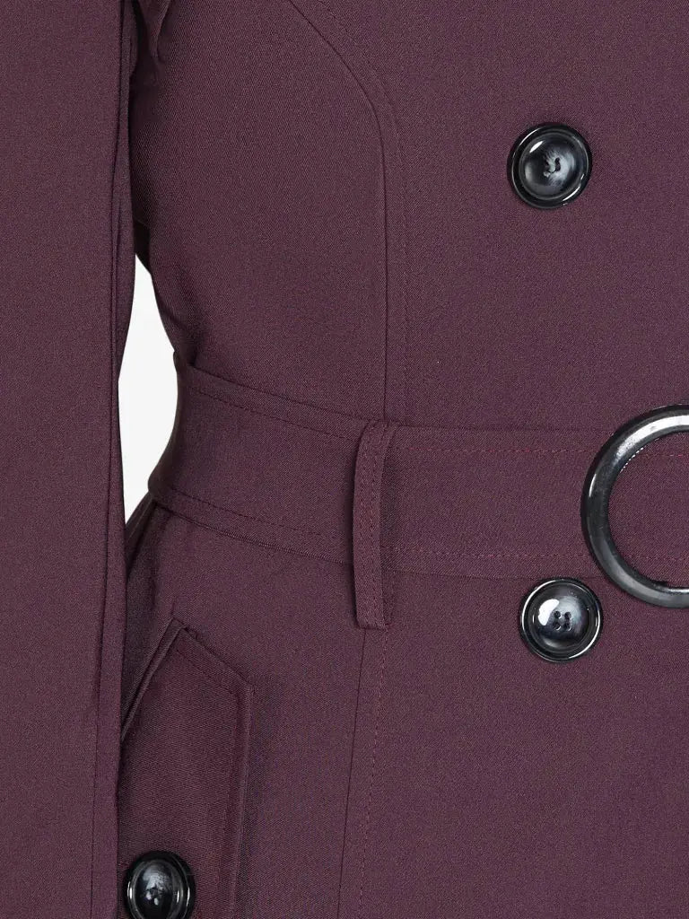 Spring/summer Double Breasted Trench Mac Coat (1201-Sp)