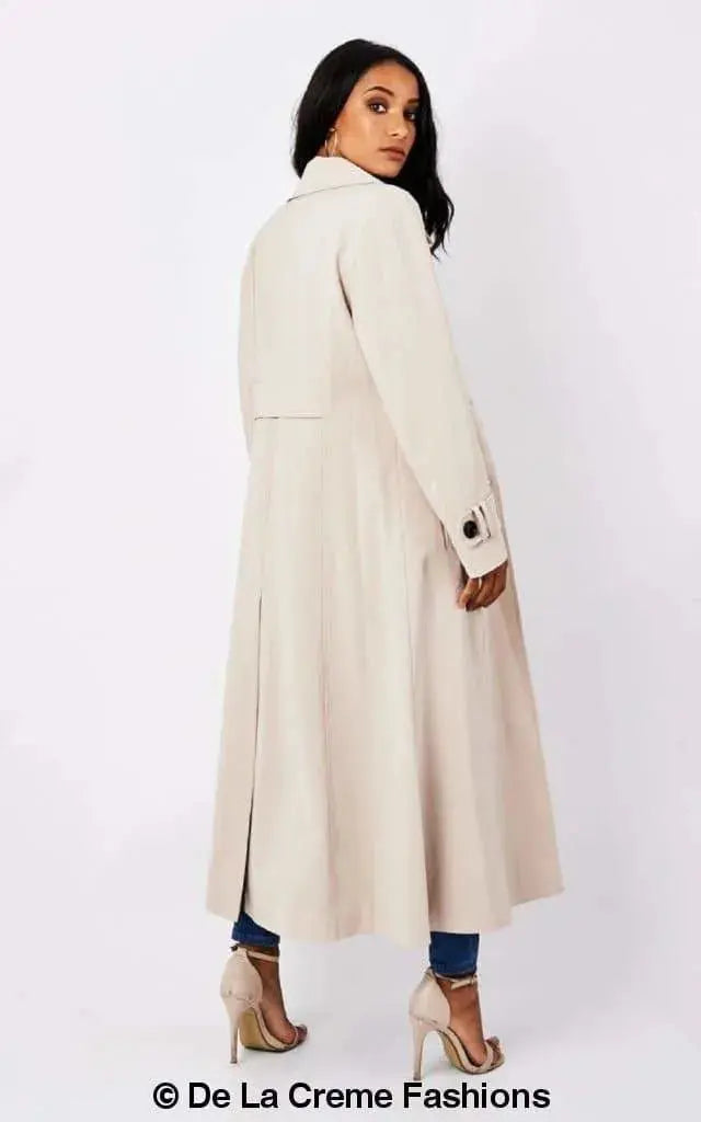 De La Creme - Women's Spring/Summer Long Mac Coat