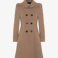 Double Breasted Peter Pan Collar Skater Coat (1209) De La Creme