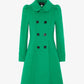 Double Breasted Peter Pan Collar Skater Coat (1209) De La Creme