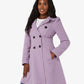 Double Breasted Peter Pan Collar Skater Coat (1209) De La Creme