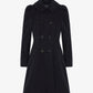 Double Breasted Peter Pan Collar Skater Coat (1209) De La Creme