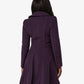 Double Breasted Peter Pan Collar Skater Coat (1209) De La Creme