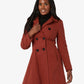Double Breasted Peter Pan Collar Skater Coat (1209) De La Creme