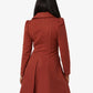 Double Breasted Peter Pan Collar Skater Coat (1209) De La Creme