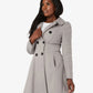 Double Breasted Peter Pan Collar Skater Coat (1209) De La Creme