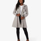 Double Breasted Peter Pan Collar Skater Coat (1209) De La Creme