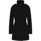 Military Style High Neck Belted Coat (1226) De La Creme