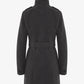 Military Style High Neck Belted Coat (1226) De La Creme