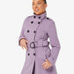 Military Style High Neck Belted Coat (1226) De La Creme