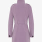Military Style High Neck Belted Coat (1226) De La Creme