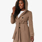 Slim Fit Shawl Hooded Coat (1325) De La Creme