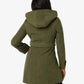 Slim Fit Shawl Hooded Coat (1325) De La Creme