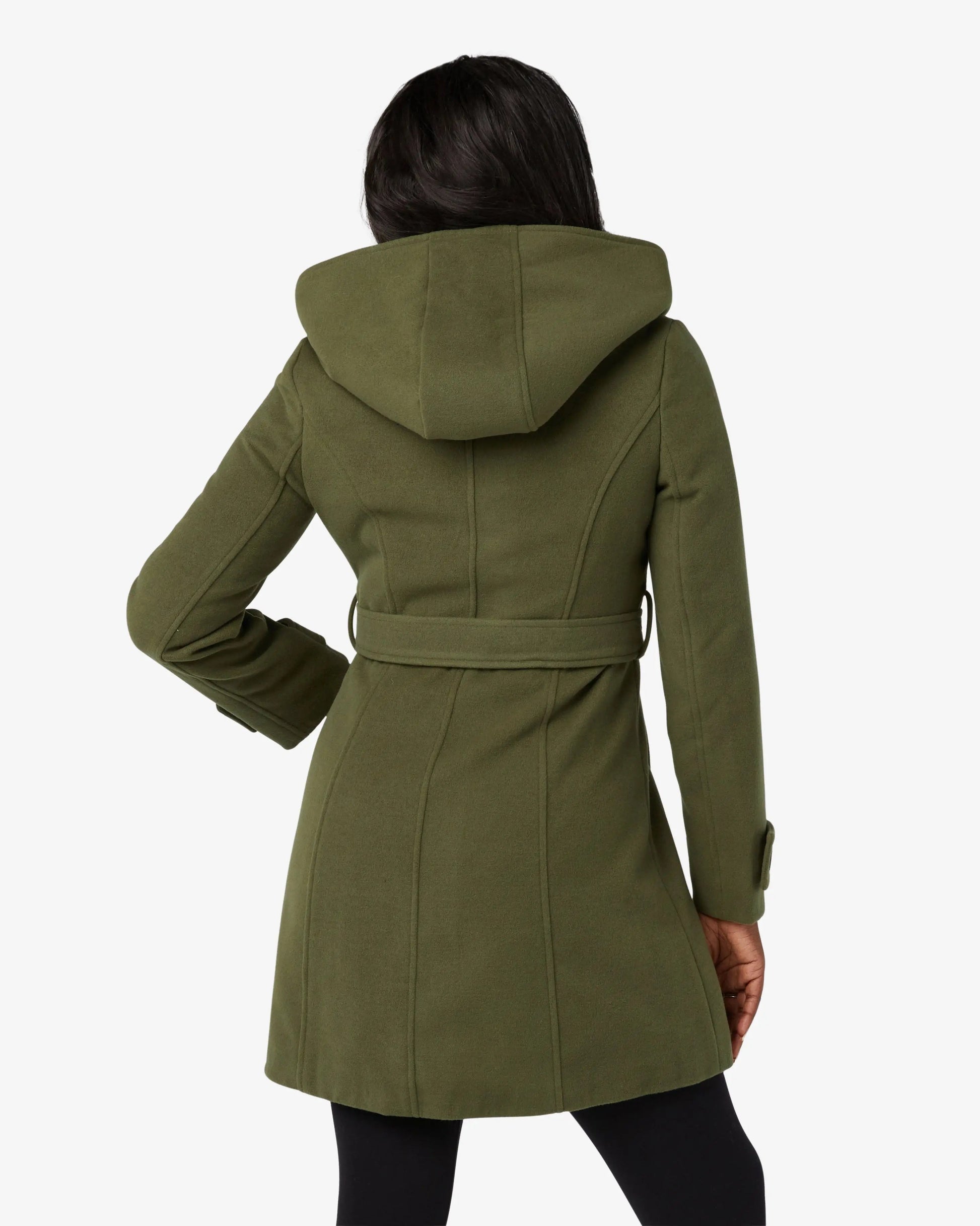 Slim Fit Shawl Hooded Coat (1325) De La Creme