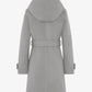 Slim Fit Shawl Hooded Coat (1325) De La Creme