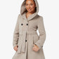 Slim Fit Shawl Hooded Coat (1325) De La Creme