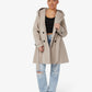 Slim Fit Shawl Hooded Coat (1325) De La Creme