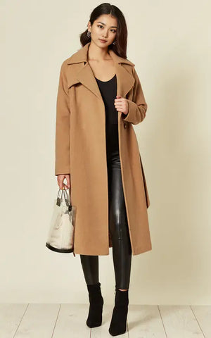 Diana Wrap Around Duster Coat De La Creme