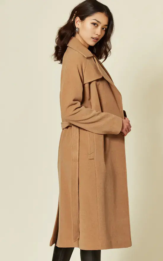Diana Wrap Around Duster Coat De La Creme