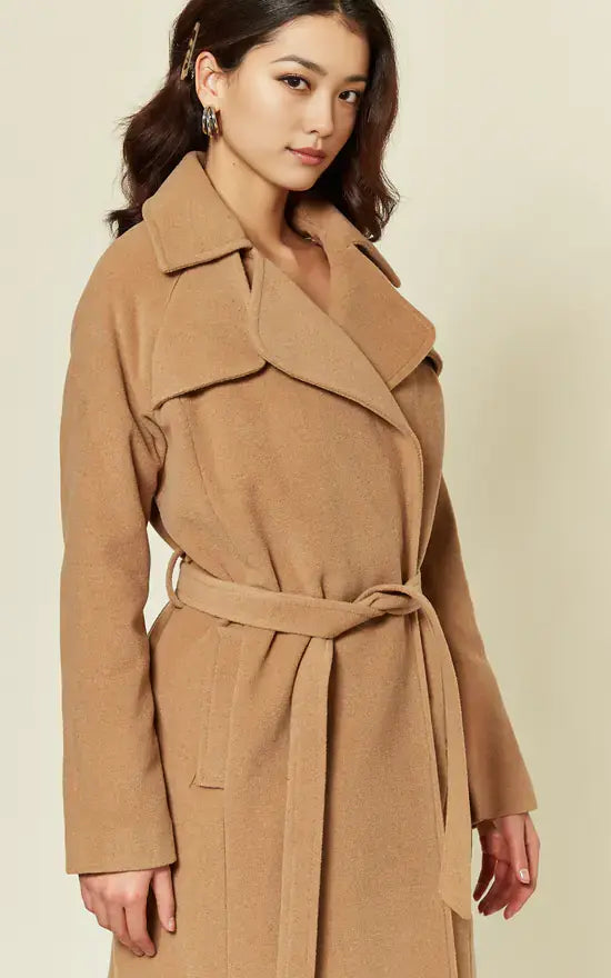 Diana Wrap Around Duster Coat De La Creme