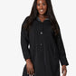 Eliza Gray Black Lightweight Check Contrast Trim Jacket