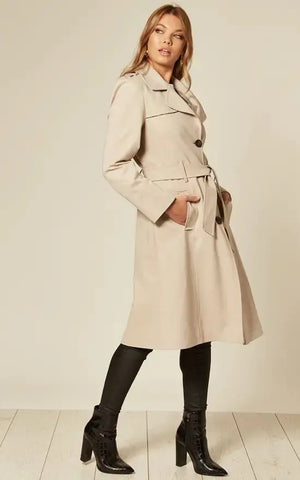 Spring/Summer Lightweight Military Duster Trench Coat De La Creme
