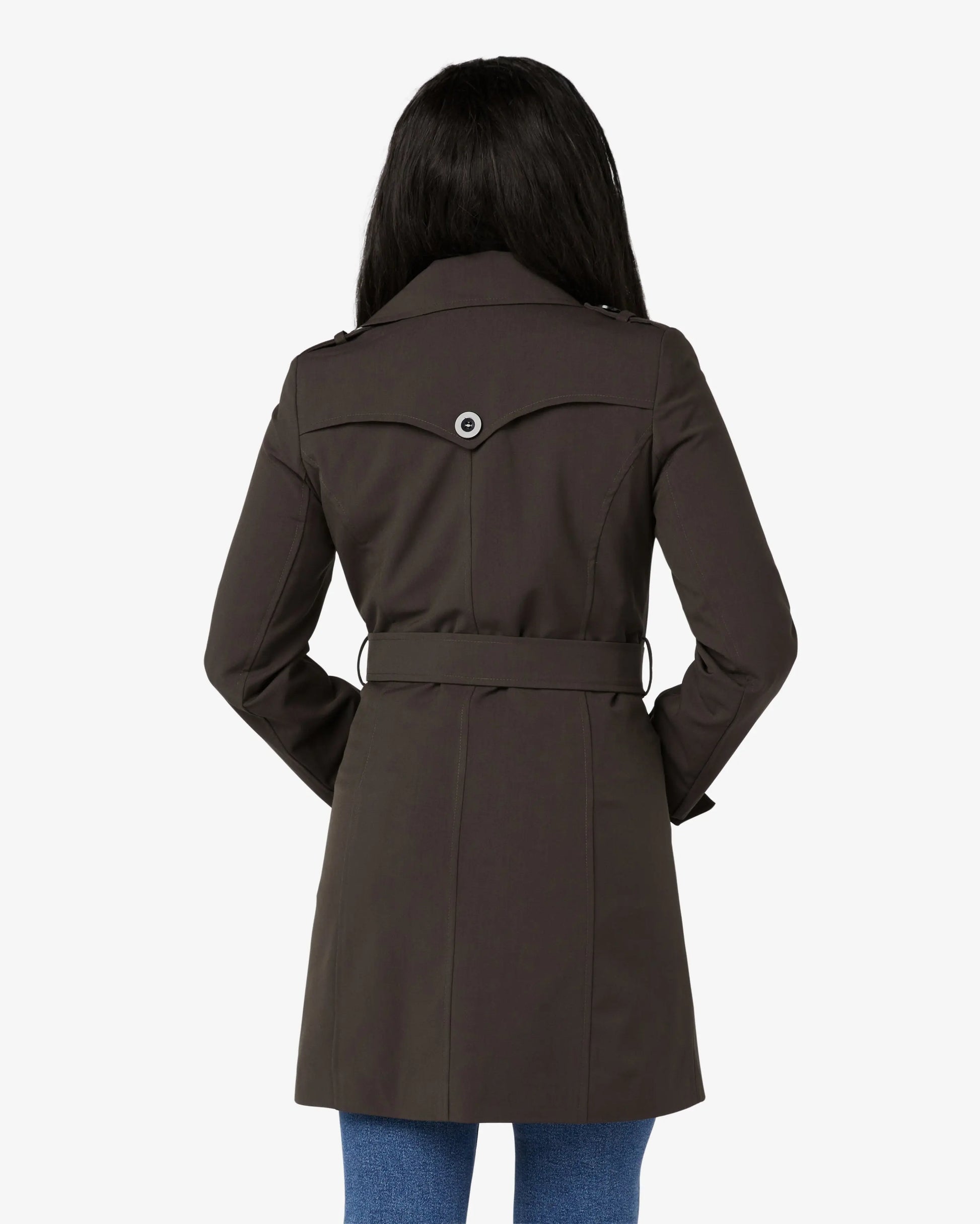 Spring/Summer Military Double Breasted Trench Coat (9049-SP) De La Creme