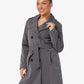 Spring/Summer Military Double Breasted Trench Coat (9049-SP) De La Creme