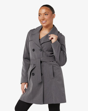 Spring/Summer Military Double Breasted Trench Coat (9049-SP) De La Creme