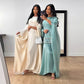 Womens Shimmer Butterfly Abaya Dress