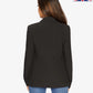 De La Creme Womens Black Casual Blazer