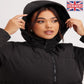 Black Padded Puffer Hood Jacket Coats & Jackets