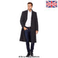 De La Creme MAN - Wool & Cashmere Blend Covert Long Coat