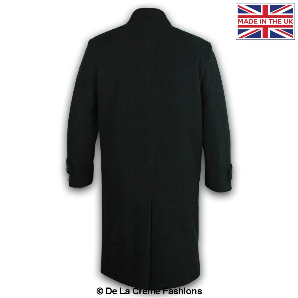 De La Creme MAN - Wool & Cashmere Long Formal Undertaker Security Overcoat