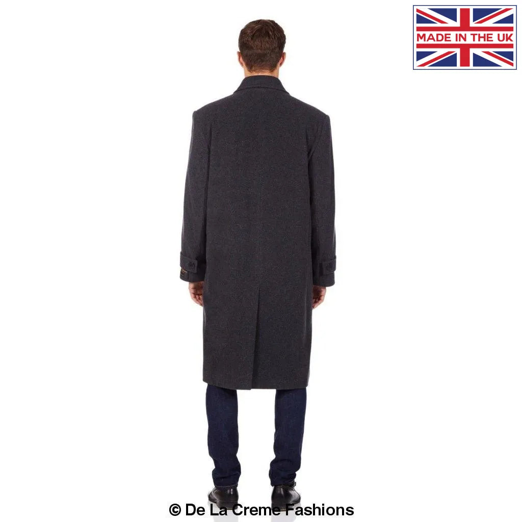 De La Creme MAN - Wool & Cashmere Long Formal Undertaker Security Overcoat