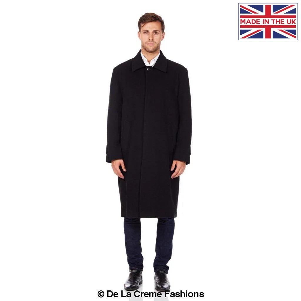 De La Creme MAN - Wool & Cashmere Long Formal Undertaker Security Overcoat