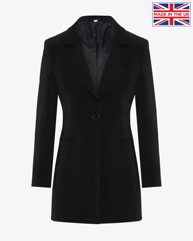 Nancy Collared Formal Longline Blazer