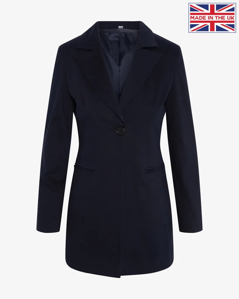 Nancy Collared Formal Longline Blazer